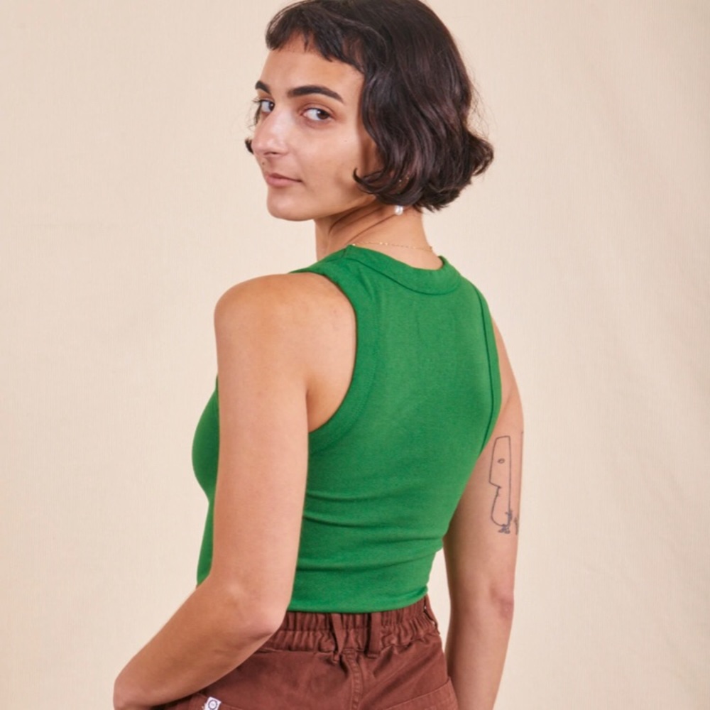 Big Bud Press THE TANK TOP - FOREST GREEN size P or XS New